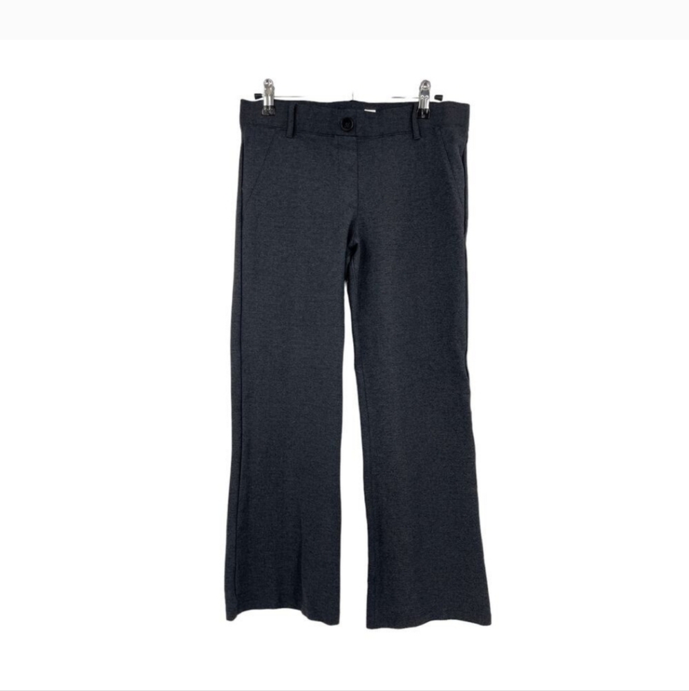 Betabrand Pants Womens Petite Small PS Dress Yoga Bootcut Pull On Charcoal Gray